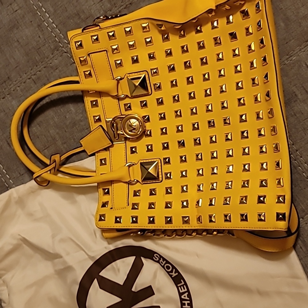 Michael Kors Hamilton studded bag